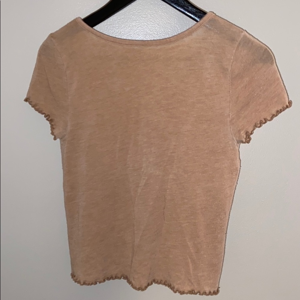 Yellow/tan American eagle top - Picture 3 of 3